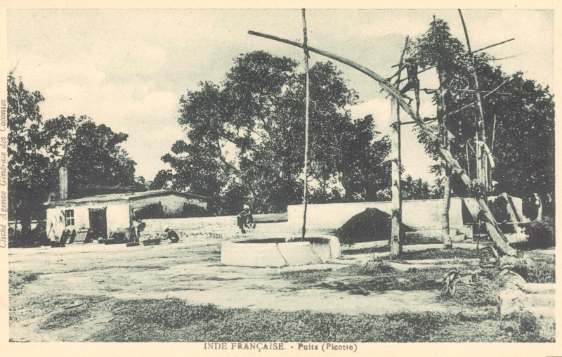 13-24 - Inde francaise - picotte (puits)